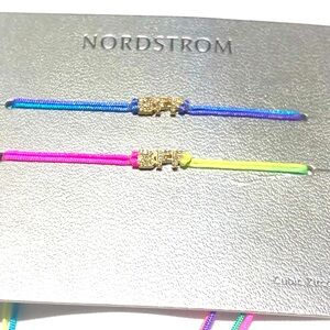 🆕 Set of BFF bracelets w/ cz stones to sparkle 💖 (89)